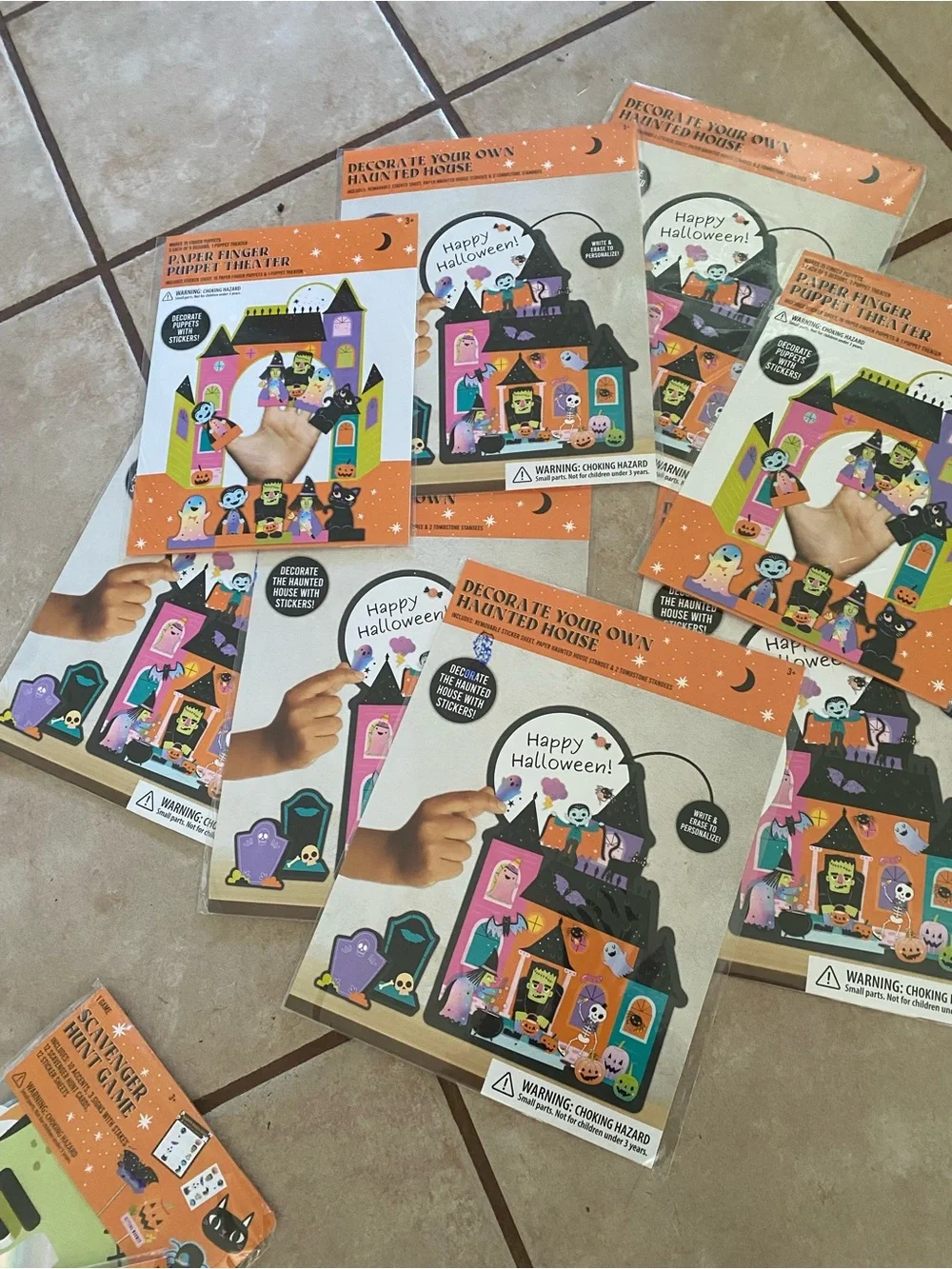 Halloween Frankenstein Scavenger Hunt Game - Green - Party Supplies See Details
